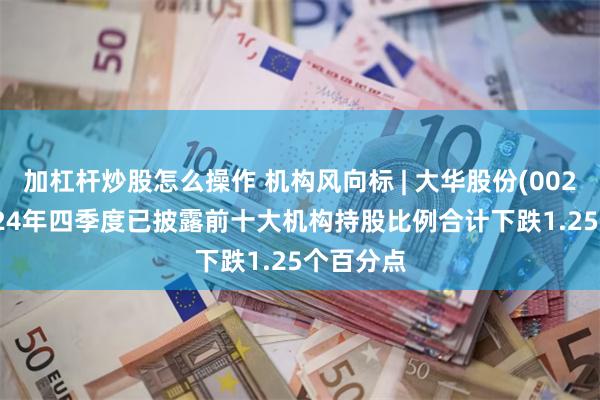 加杠杆炒股怎么操作 机构风向标 | 大华股份(002236)2024年四季度已披露前十大机构持股比例合计下跌1.25个百分点