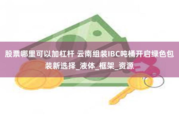 股票哪里可以加杠杆 云南组装IBC吨桶开启绿色包装新选择_液体_框架_资源