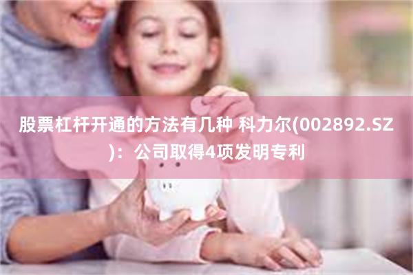 股票杠杆开通的方法有几种 科力尔(002892.SZ)：公司取得4项发明专利